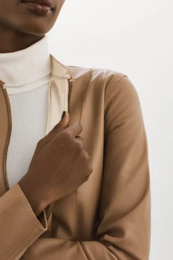 Femme LAMARQUE CHAPIN | Bomber Réversible En Cuir