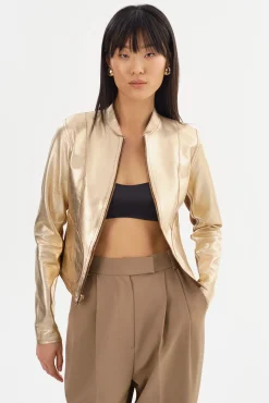 Femme LAMARQUE CHAPIN | Reversible Leather Bomber