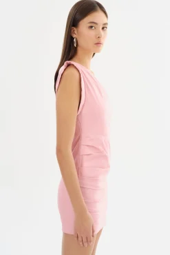 Femme LAMARQUE COREY | Robe En Cuir à Une épaule