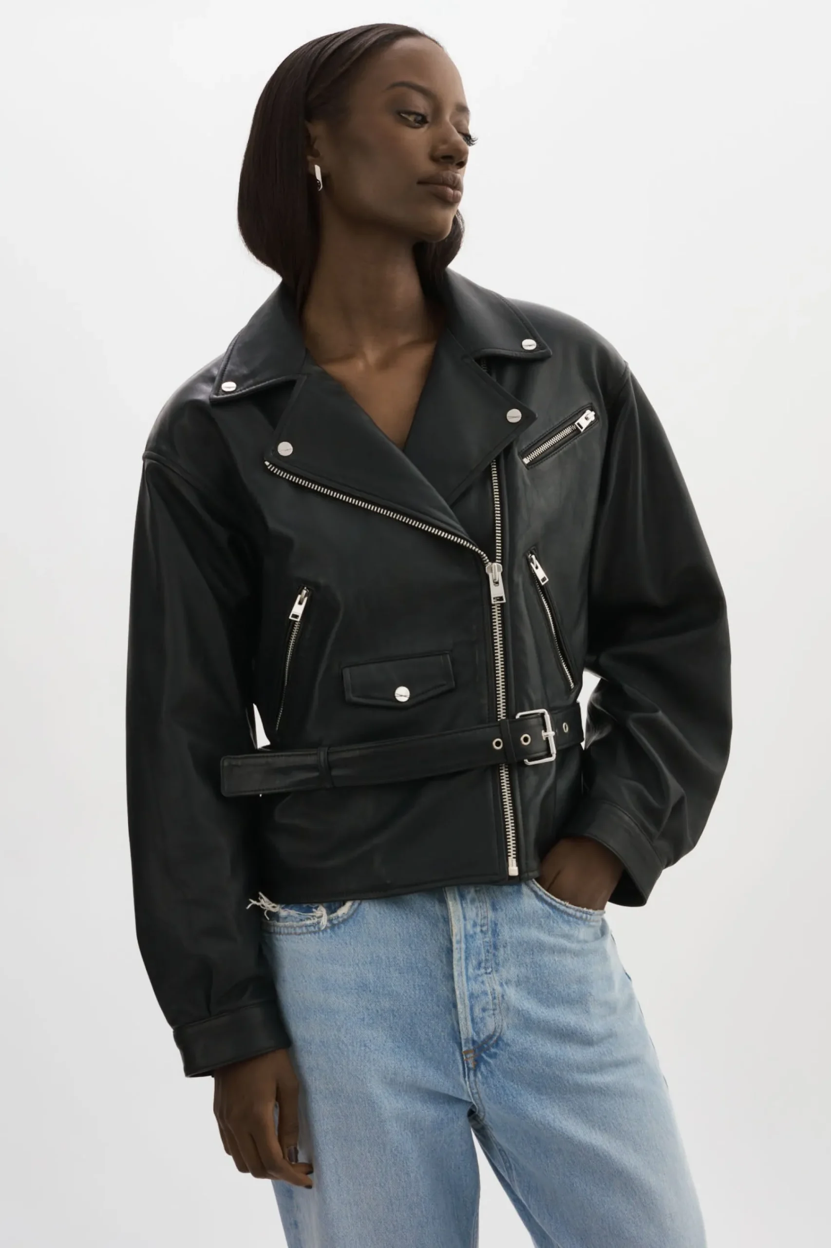 Femme LAMARQUE DANIELA | Veste Moto En Cuir
