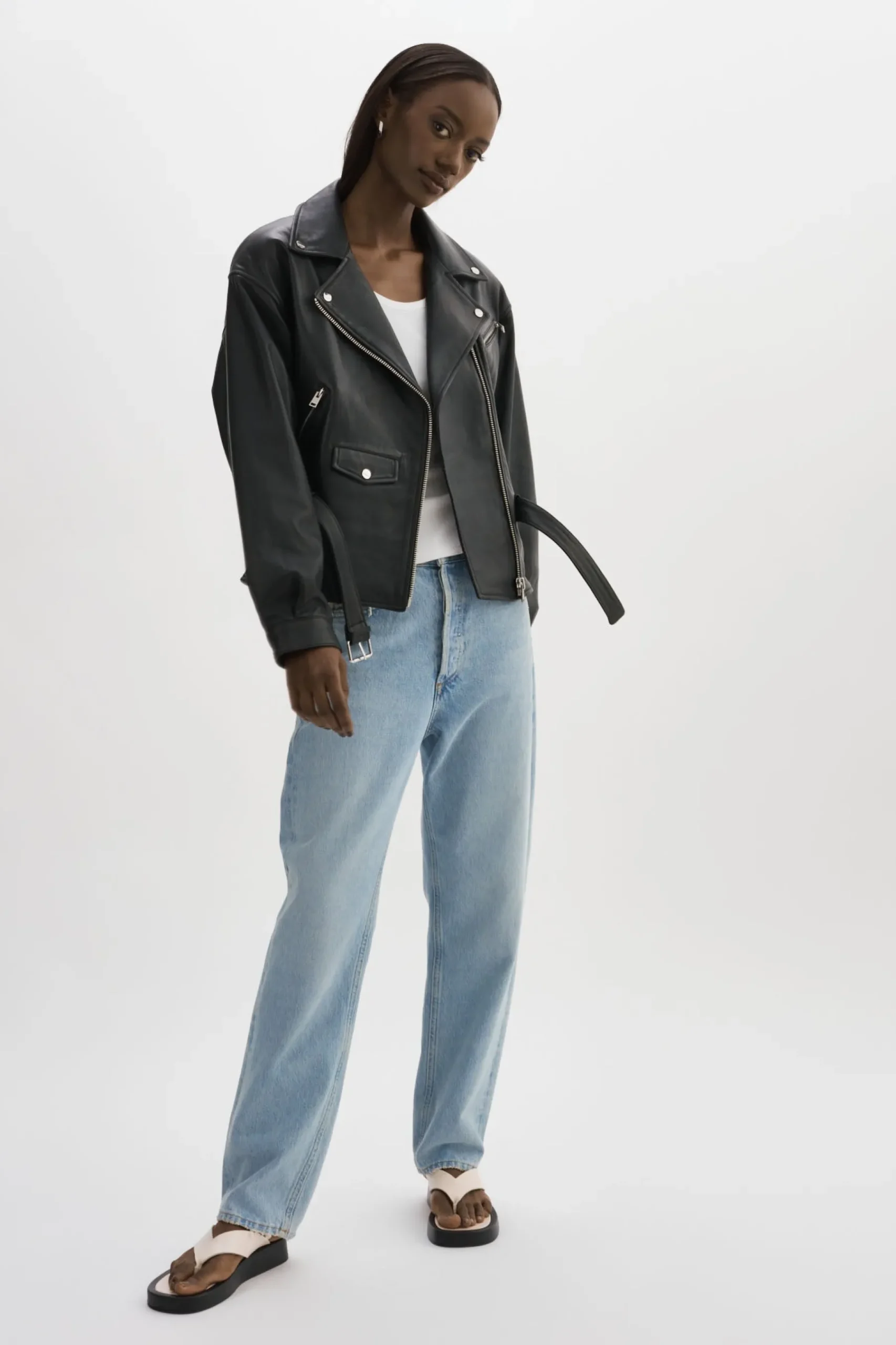 Femme LAMARQUE DANIELA | Veste Moto En Cuir