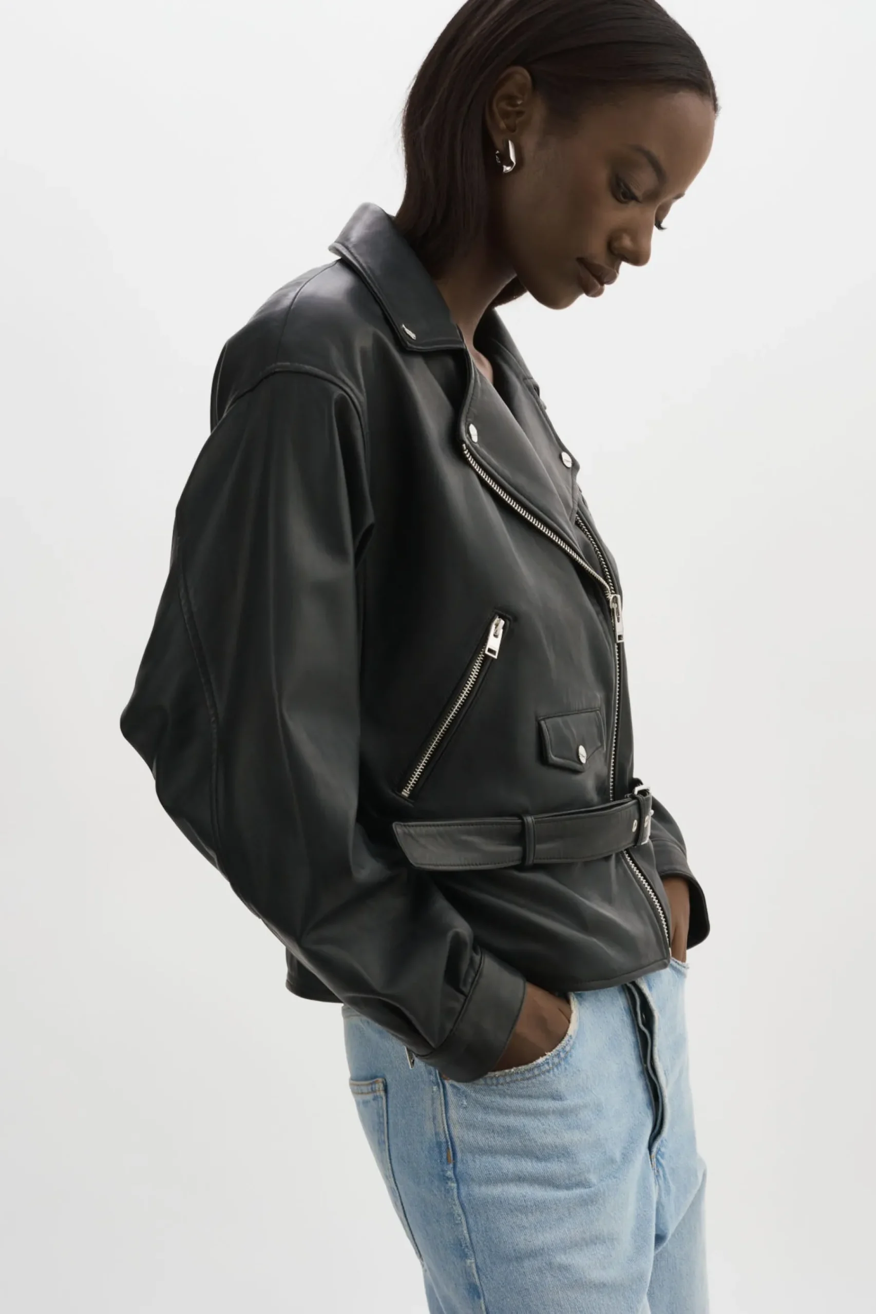 Femme LAMARQUE DANIELA | Veste Moto En Cuir