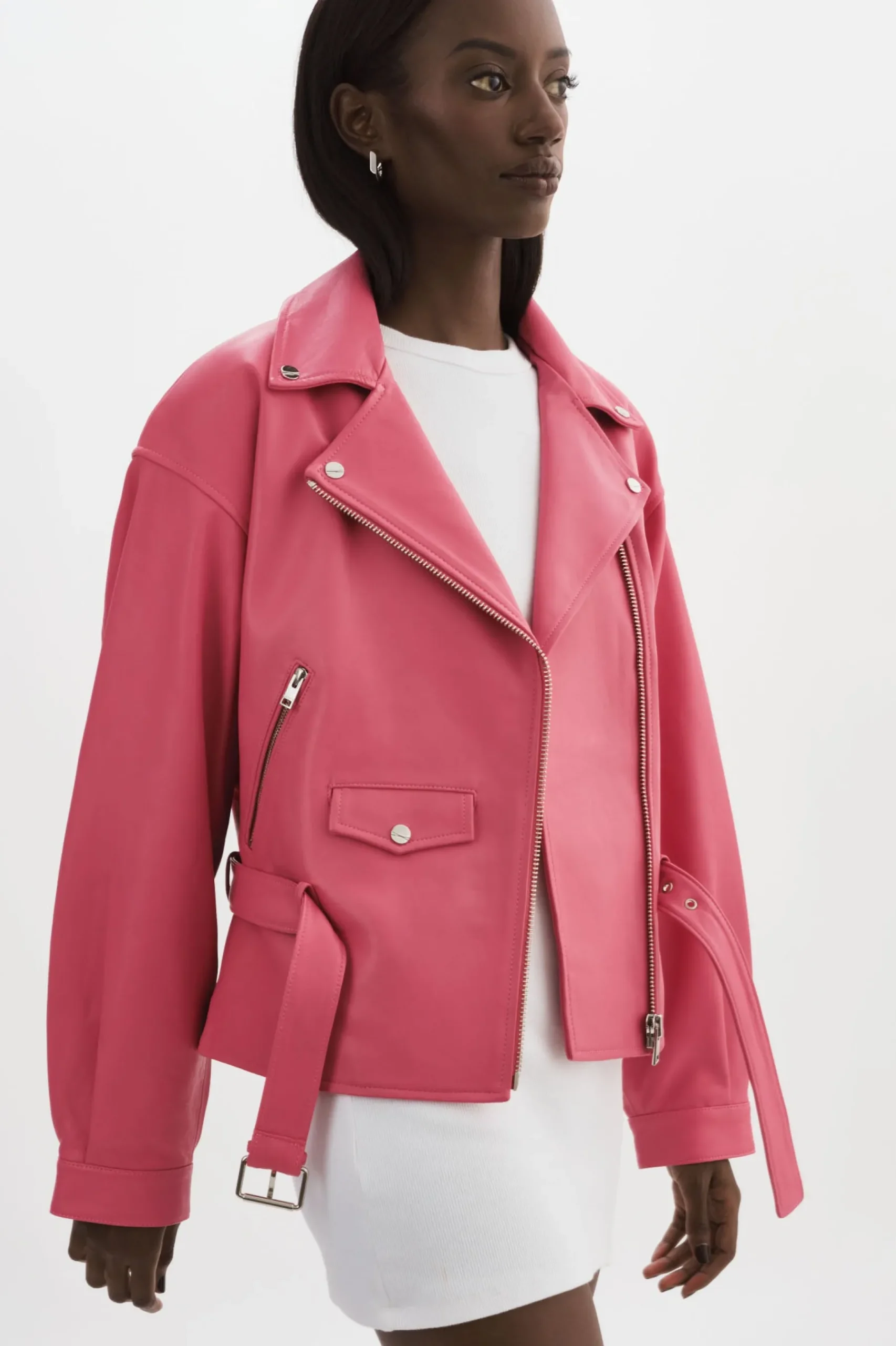 Femme LAMARQUE DANIELA | Veste Moto En Cuir