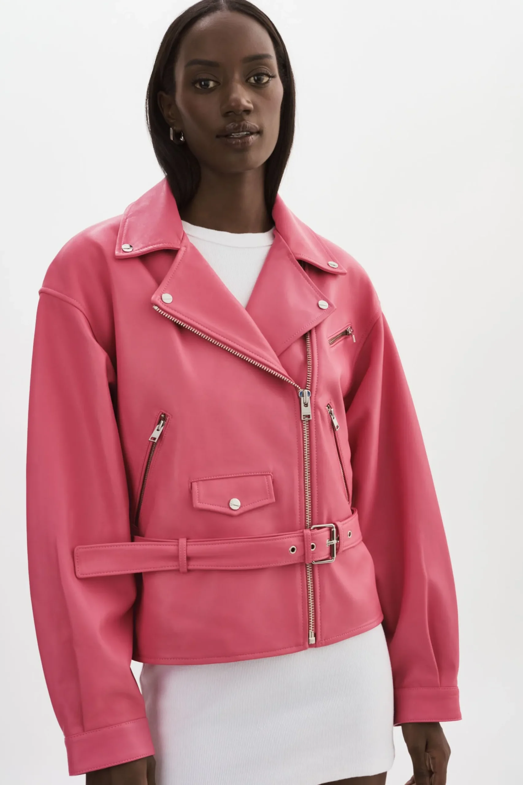 Femme LAMARQUE DANIELA | Veste Moto En Cuir