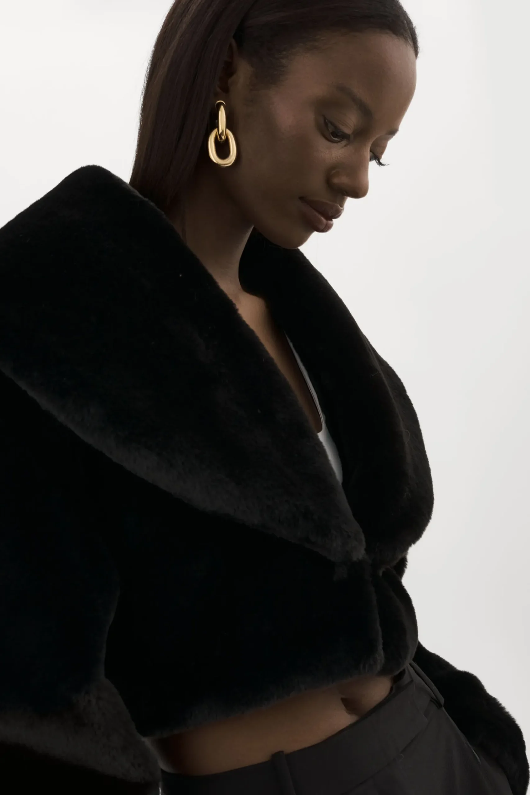 Femme LAMARQUE DANIKA | Veste Courte En Fausse Fourrure
