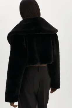 Femme LAMARQUE DANIKA | Veste Courte En Fausse Fourrure