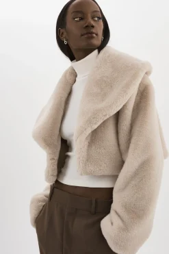 Femme LAMARQUE DANIKA | Veste Courte En Fausse Fourrure