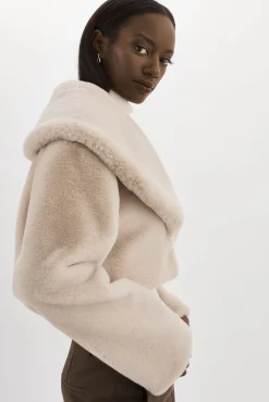 Femme LAMARQUE DANIKA | Veste Courte En Fausse Fourrure