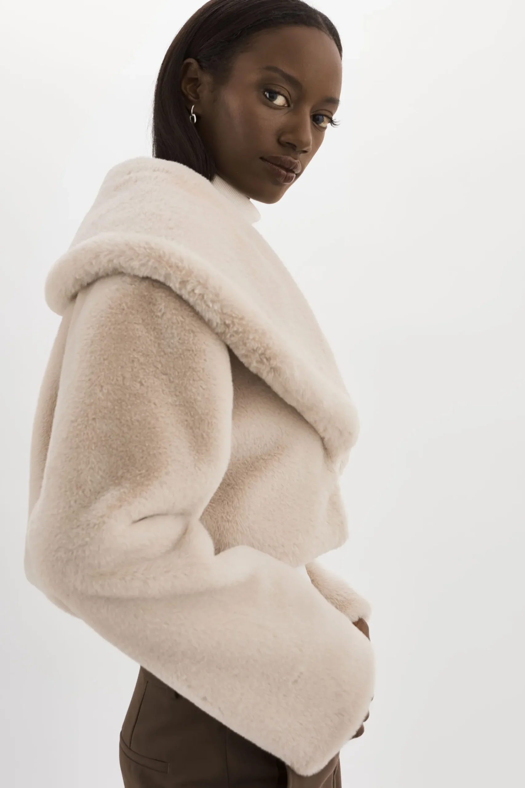 Femme LAMARQUE DANIKA | Veste Courte En Fausse Fourrure
