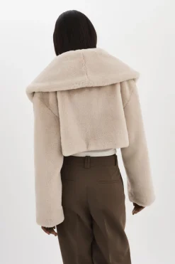 Femme LAMARQUE DANIKA | Veste Courte En Fausse Fourrure