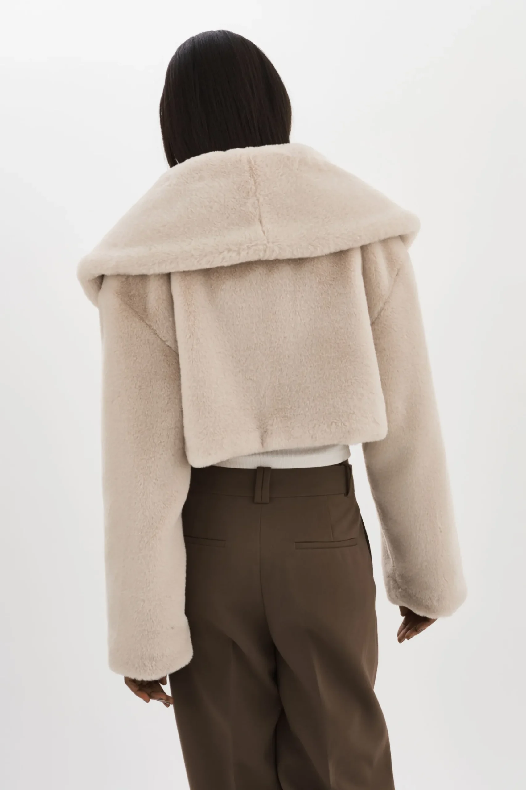 Femme LAMARQUE DANIKA | Veste Courte En Fausse Fourrure