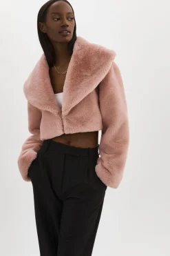 Femme LAMARQUE DANIKA | Veste Courte En Fausse Fourrure