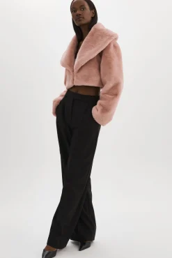 Femme LAMARQUE DANIKA | Veste Courte En Fausse Fourrure