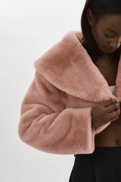 Femme LAMARQUE DANIKA | Veste Courte En Fausse Fourrure