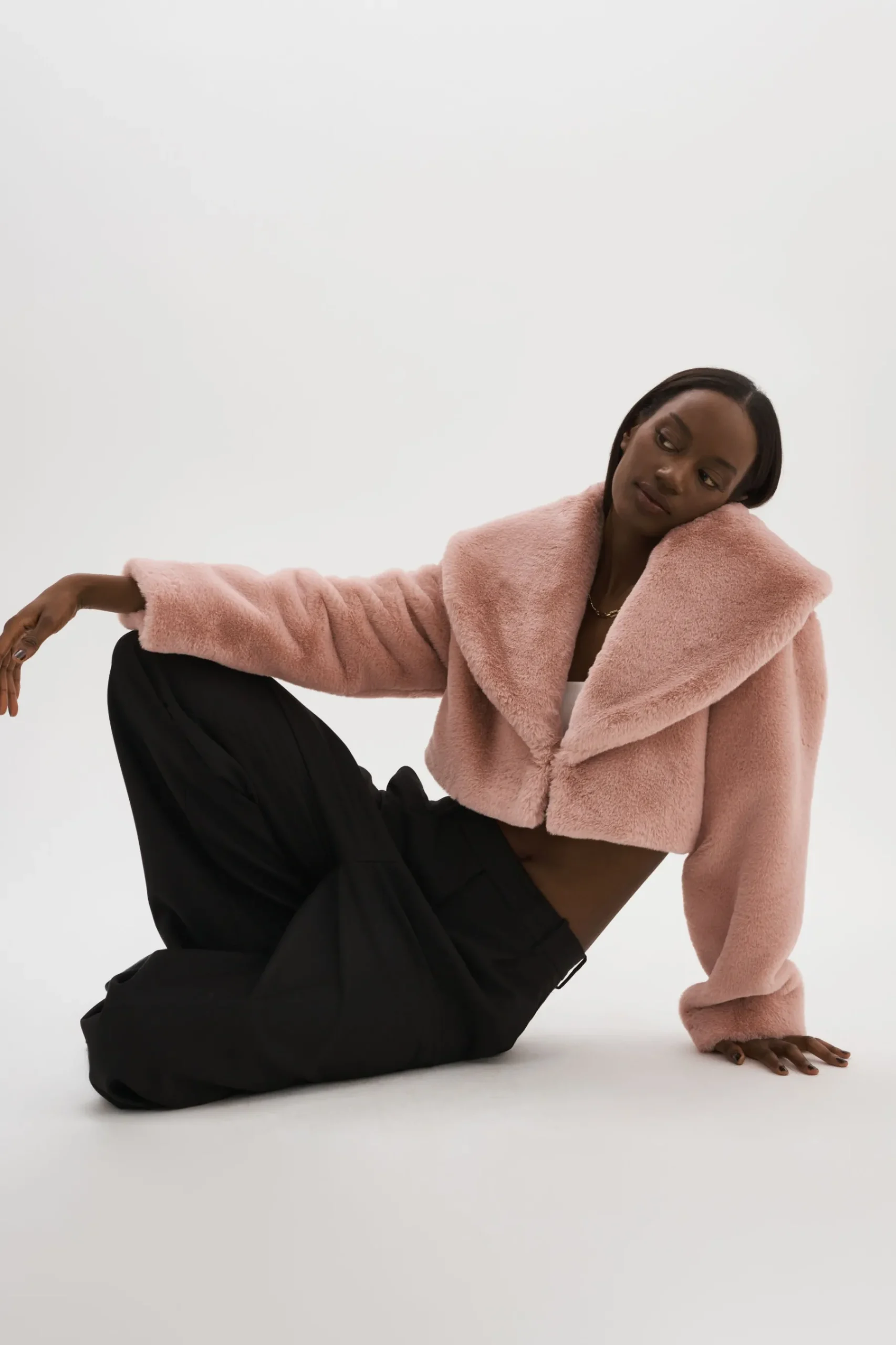 Femme LAMARQUE DANIKA | Veste Courte En Fausse Fourrure