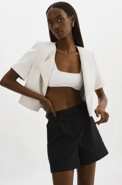 Femme LAMARQUE DARIA | Cropped Leather Jacket