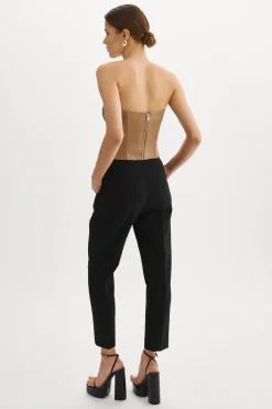 Femme LAMARQUE DAVINA Bustier En Cuir