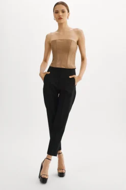 Femme LAMARQUE DAVINA Bustier En Cuir