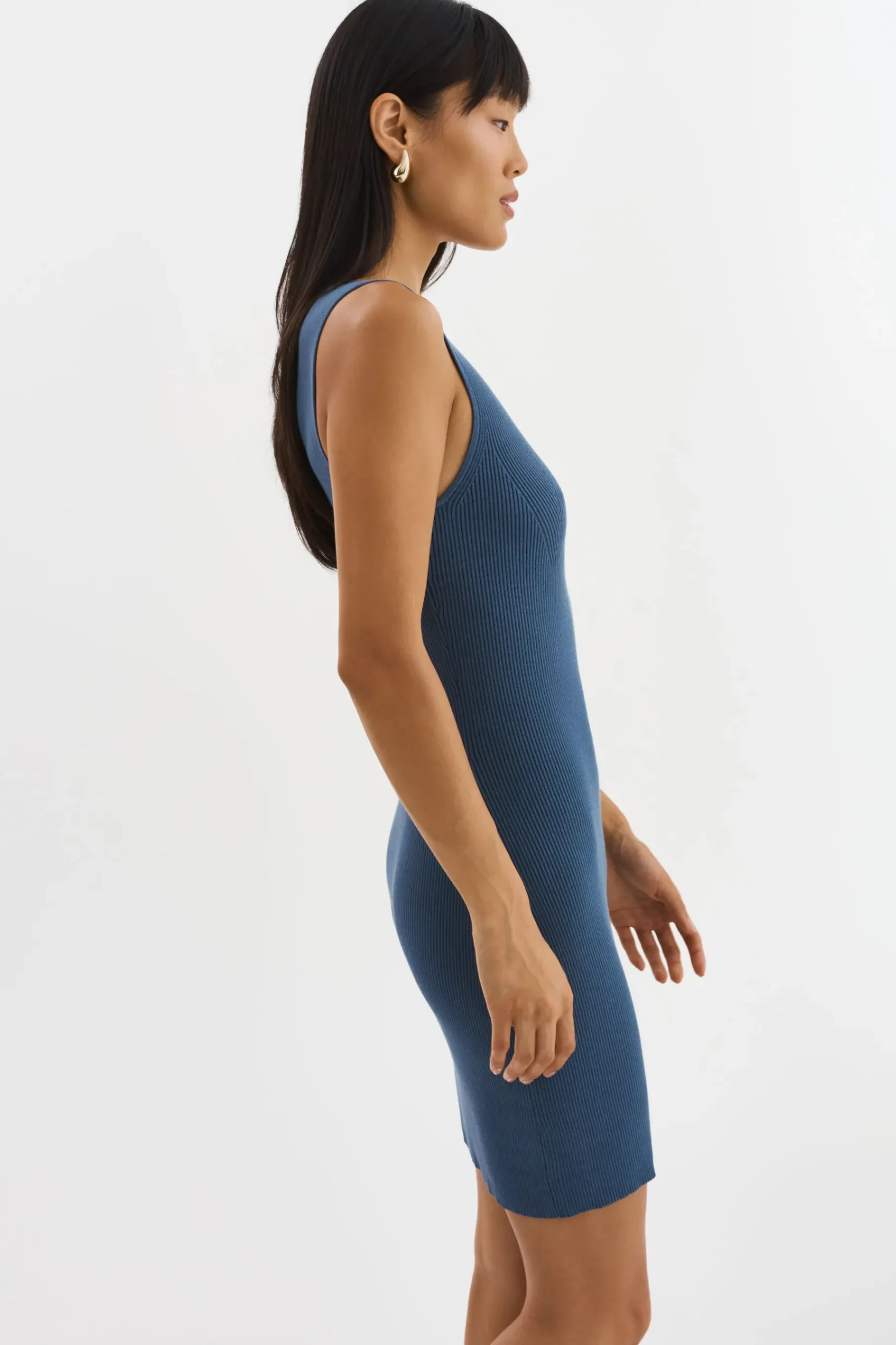 Femme LAMARQUE DONATA | Robe En Tricot Côtelé