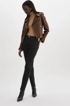 Femme LAMARQUE DONNA | Veste Moto Signature En Cuir