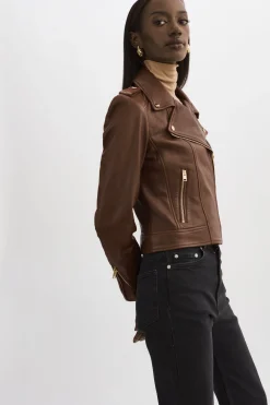 Femme LAMARQUE DONNA | Veste Moto Signature En Cuir