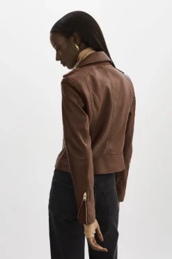 Femme LAMARQUE DONNA | Veste Moto Signature En Cuir