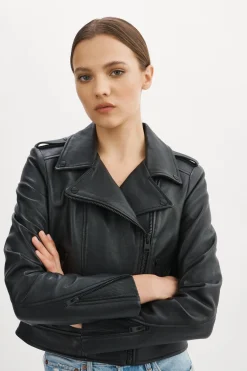 Femme LAMARQUE DONNA | Veste Moto Signature En Cuir