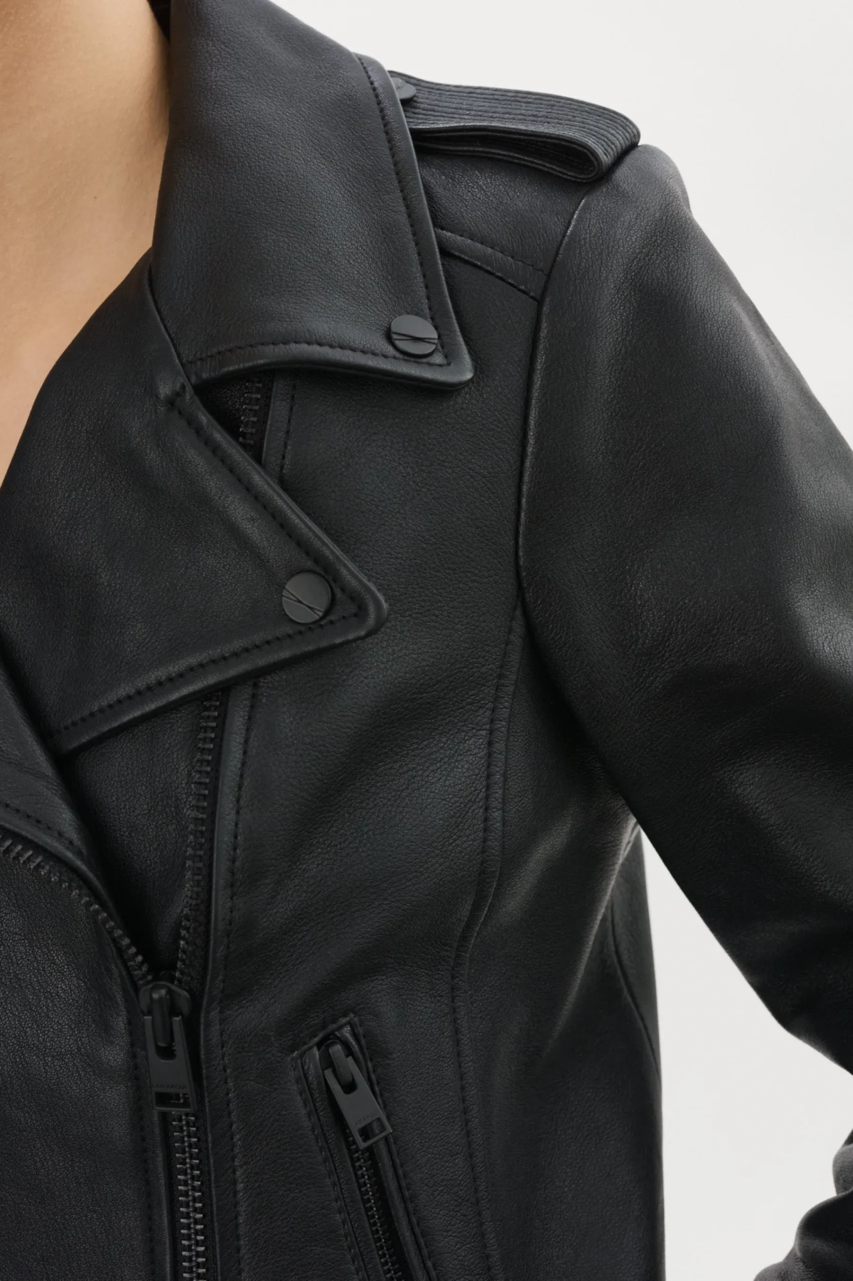 Femme LAMARQUE DONNA | Veste Moto Signature En Cuir