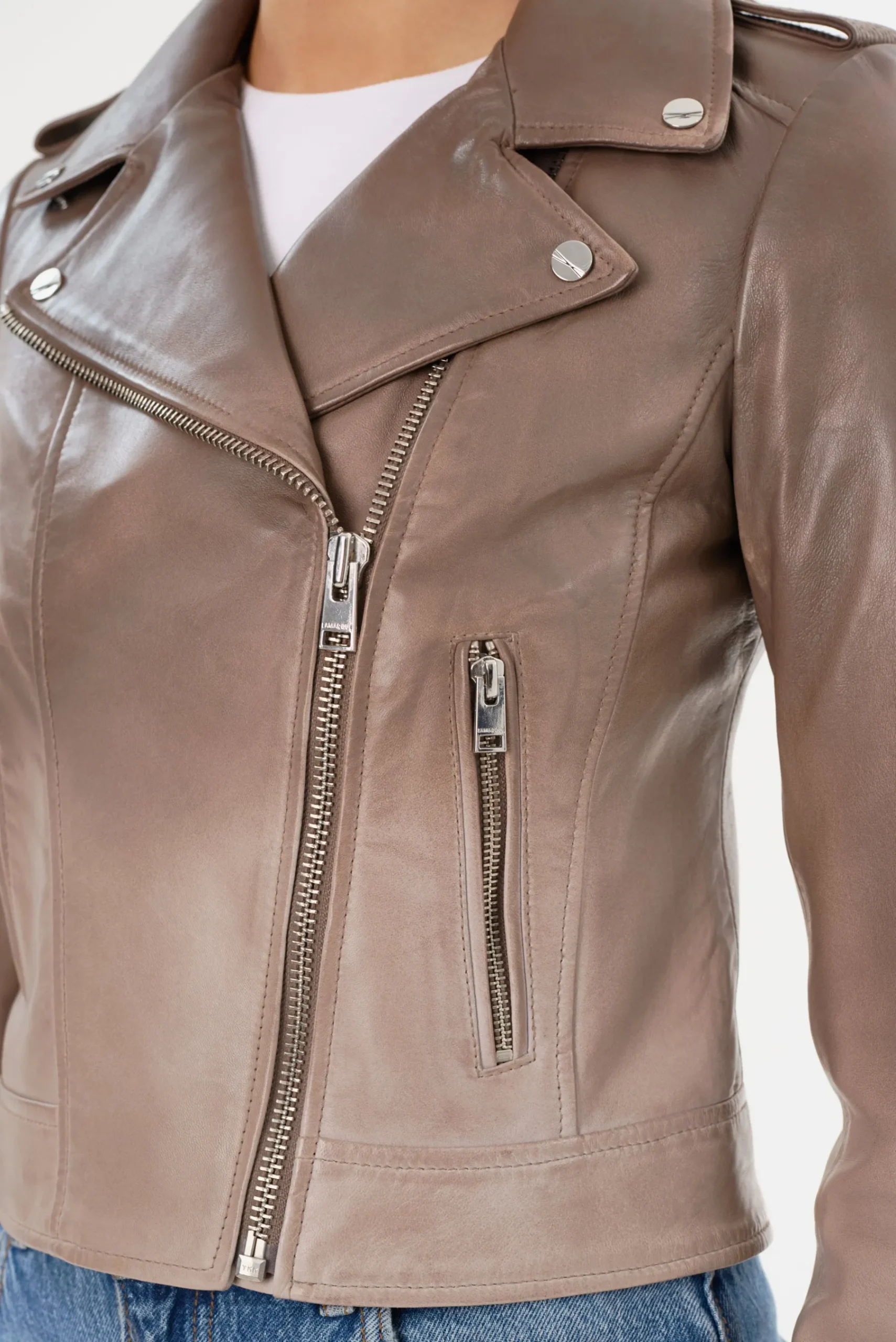 Femme LAMARQUE DONNA | Veste Moto Signature En Cuir