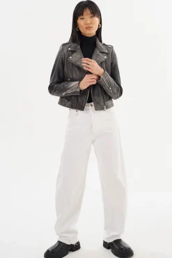 Femme LAMARQUE DONNA | Veste Moto Signature En Cuir