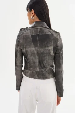Femme LAMARQUE DONNA | Veste Moto Signature En Cuir