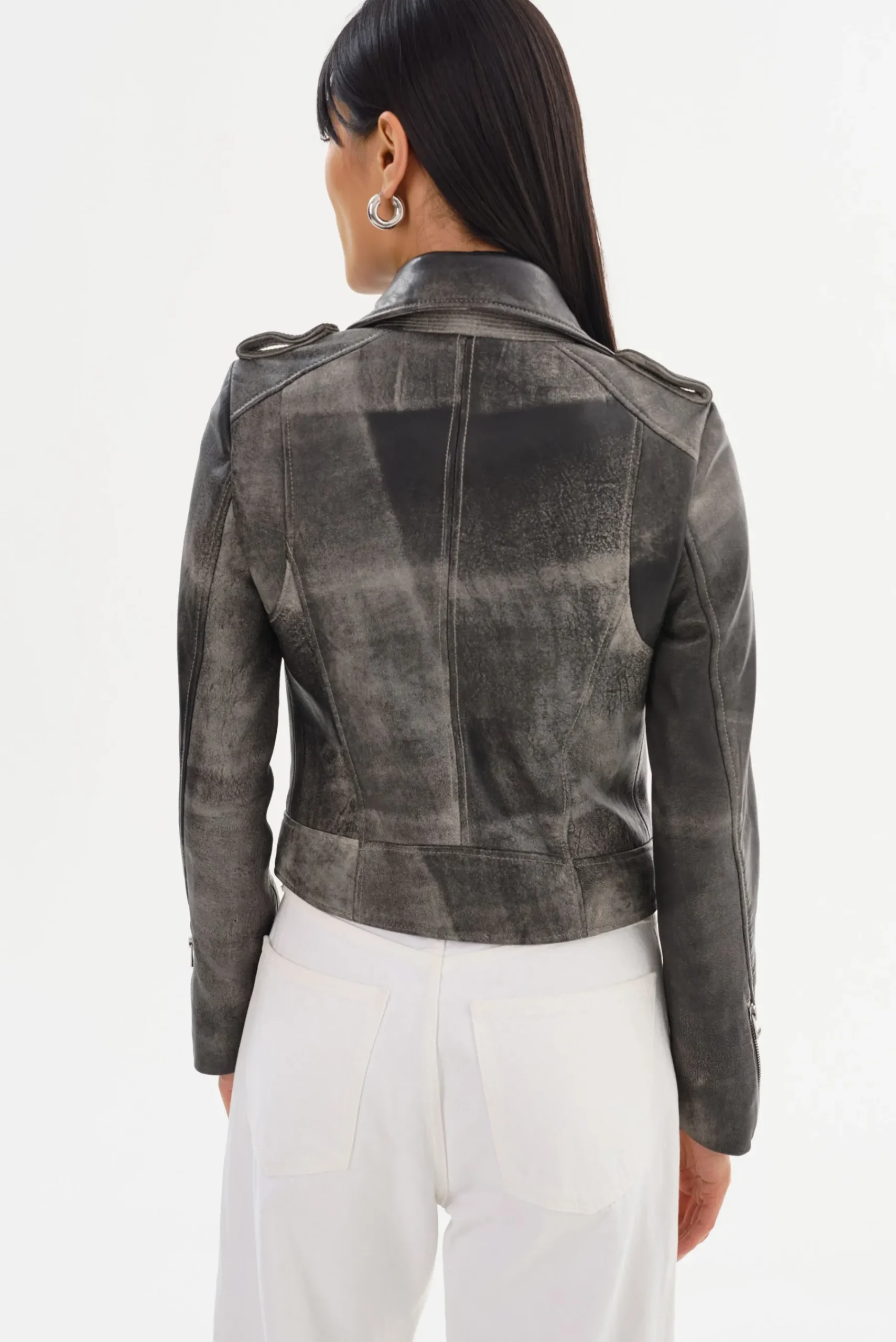 Femme LAMARQUE DONNA | Veste Moto Signature En Cuir