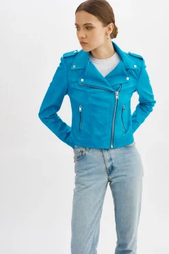 Femme LAMARQUE DONNA | Veste Moto Signature En Cuir