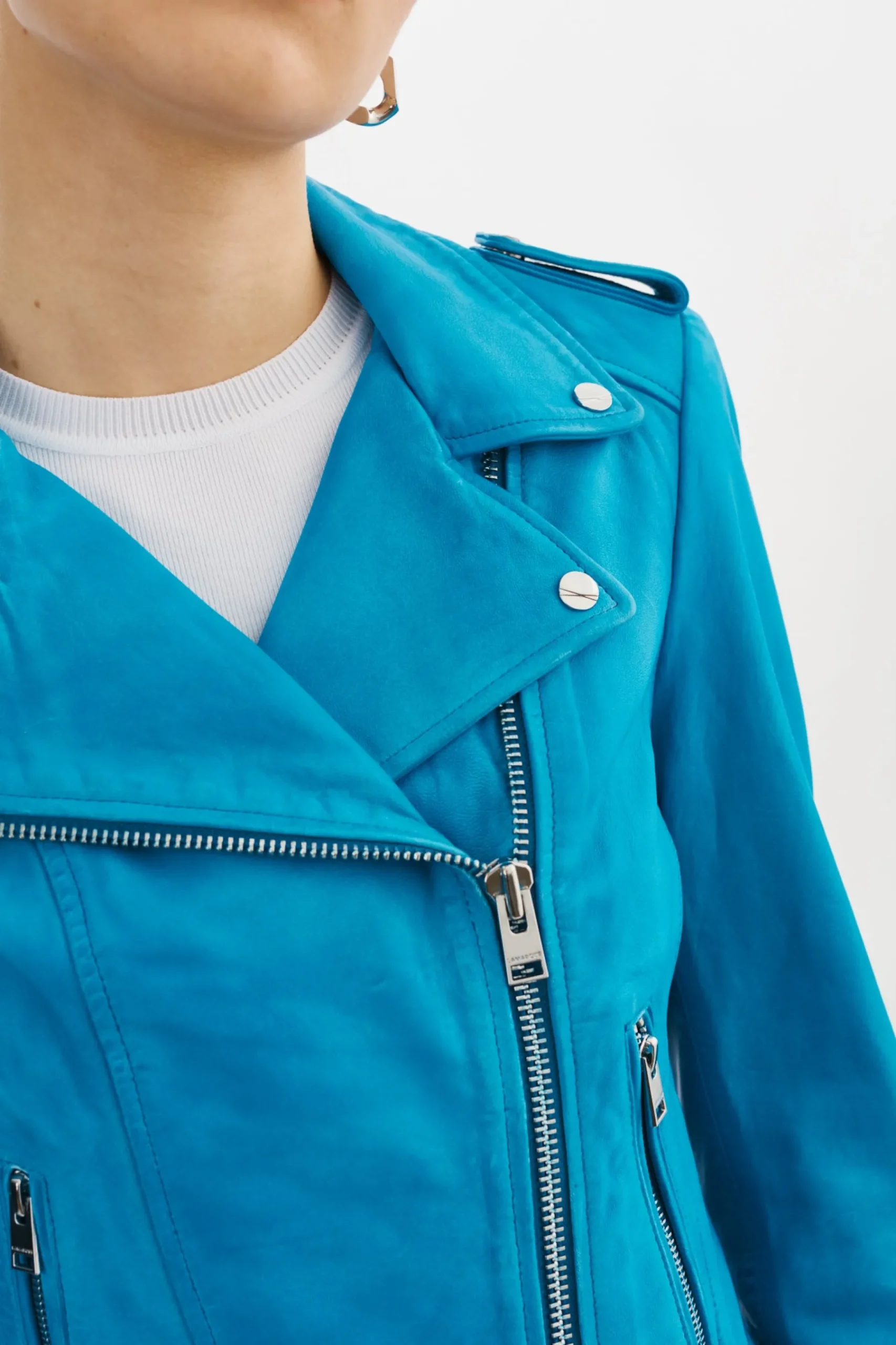 Femme LAMARQUE DONNA | Veste Moto Signature En Cuir