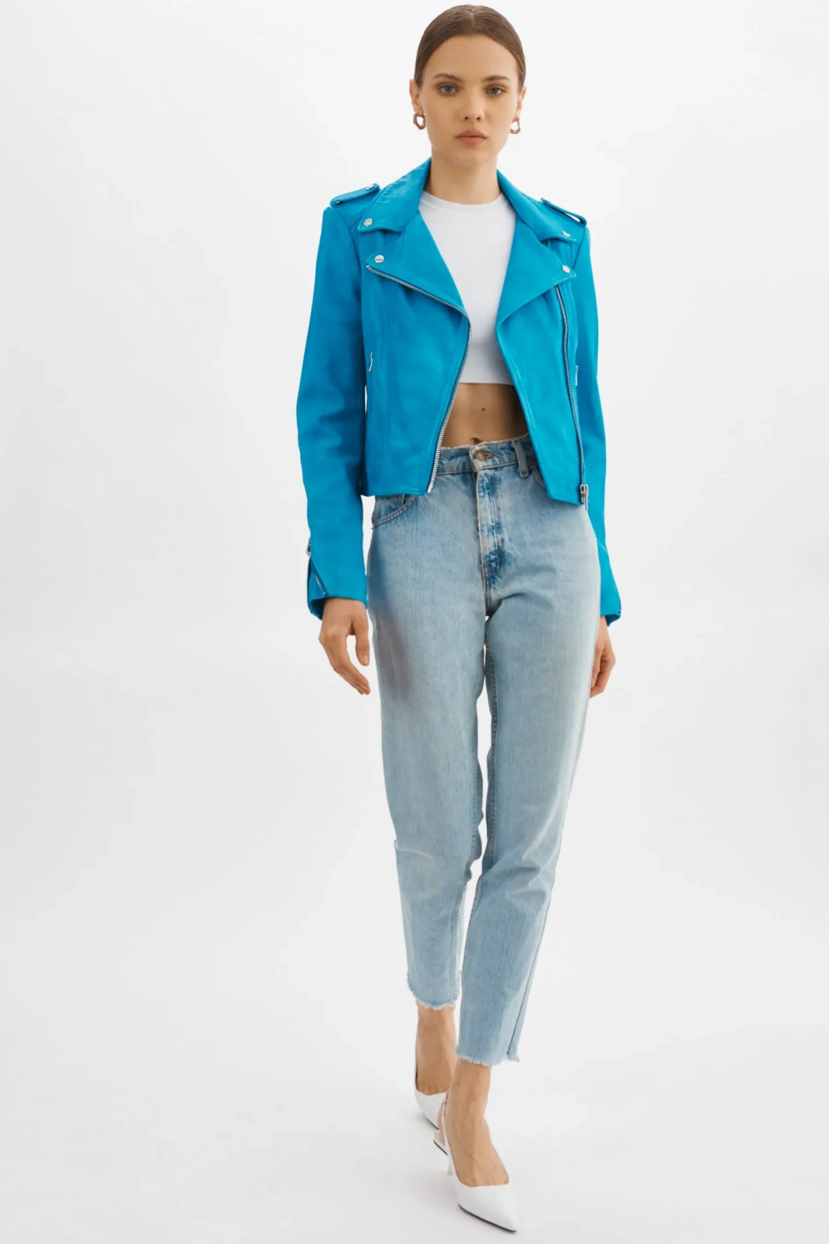 Femme LAMARQUE DONNA | Veste Moto Signature En Cuir