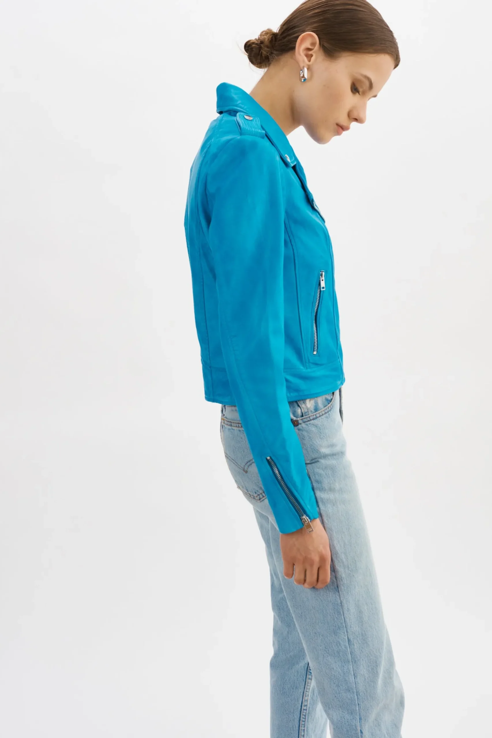 Femme LAMARQUE DONNA | Veste Moto Signature En Cuir