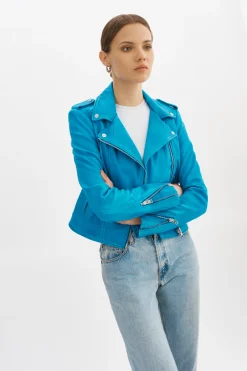 Femme LAMARQUE DONNA | Veste Moto Signature En Cuir
