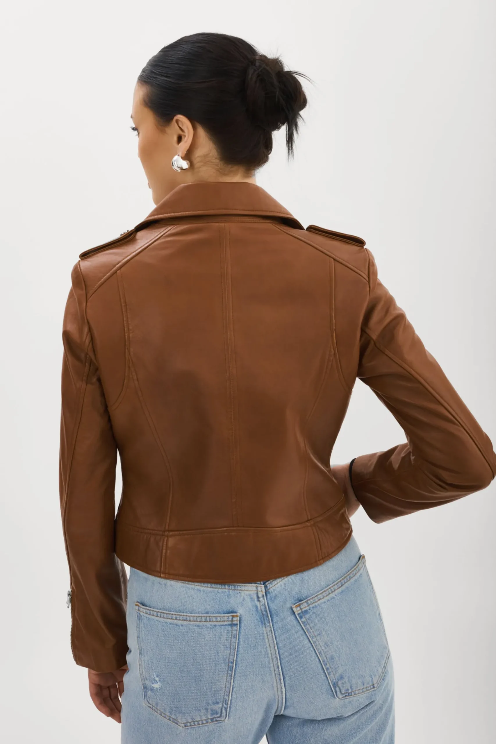 Femme LAMARQUE DONNA | Veste Moto Signature En Cuir