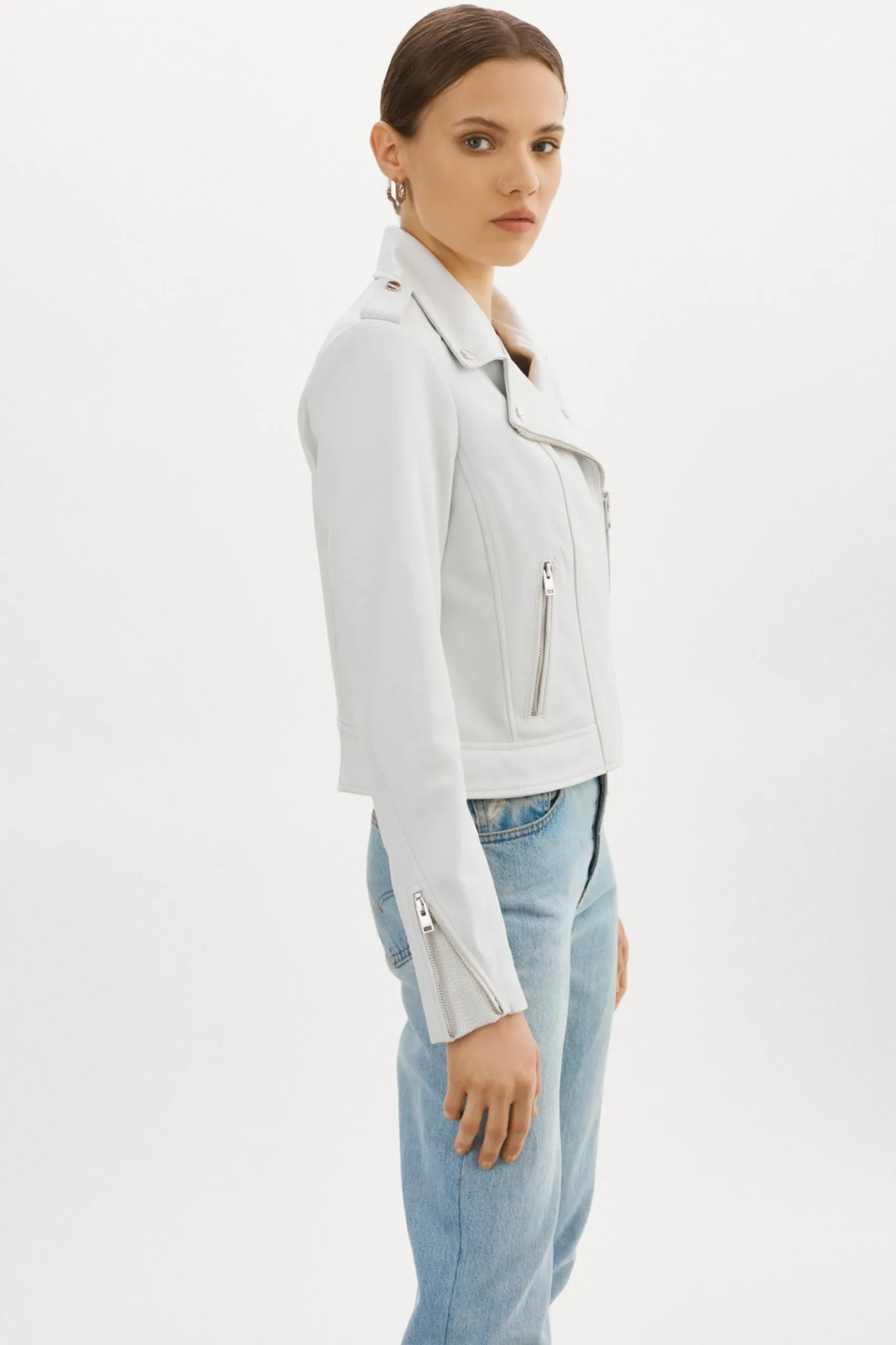 Femme LAMARQUE DONNA | Veste Moto Signature En Cuir