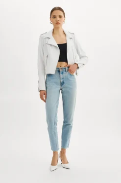 Femme LAMARQUE DONNA | Veste Moto Signature En Cuir