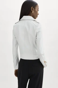 Femme LAMARQUE DONNA OR | Veste Moto Signature En Cuir