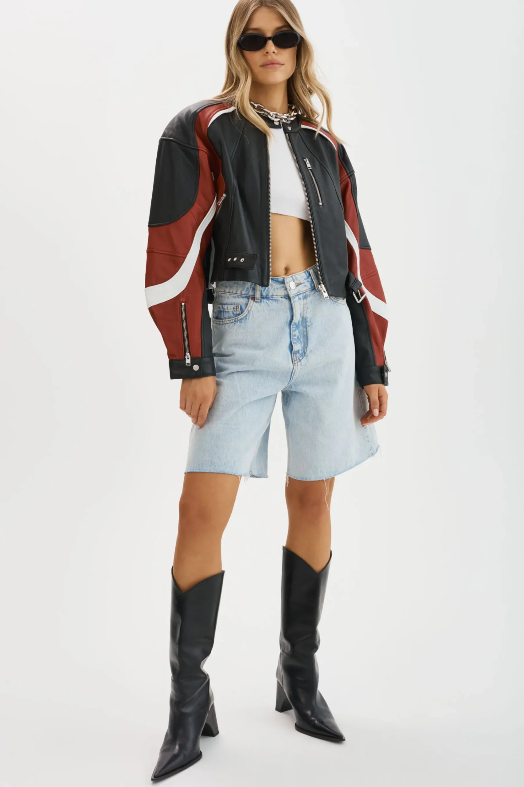 Femme LAMARQUE DUSTIN | Veste De Course En Cuir