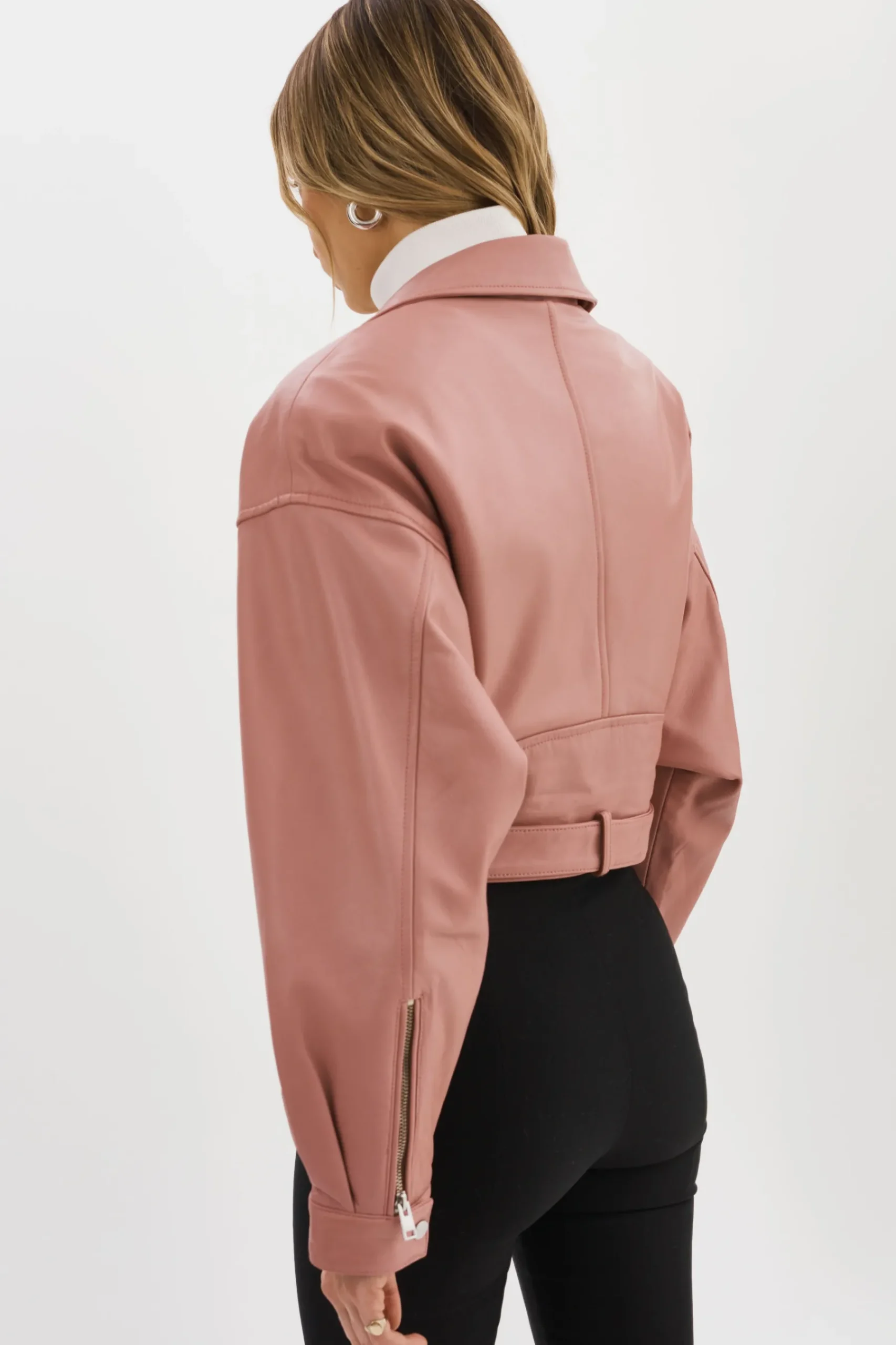 Femme LAMARQUE DYLAN | Veste De Motard En Cuir Des Années 80