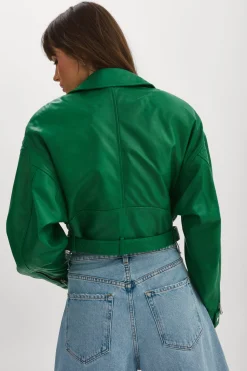 Femme LAMARQUE DYLAN | Veste De Motard En Cuir Des Années 80