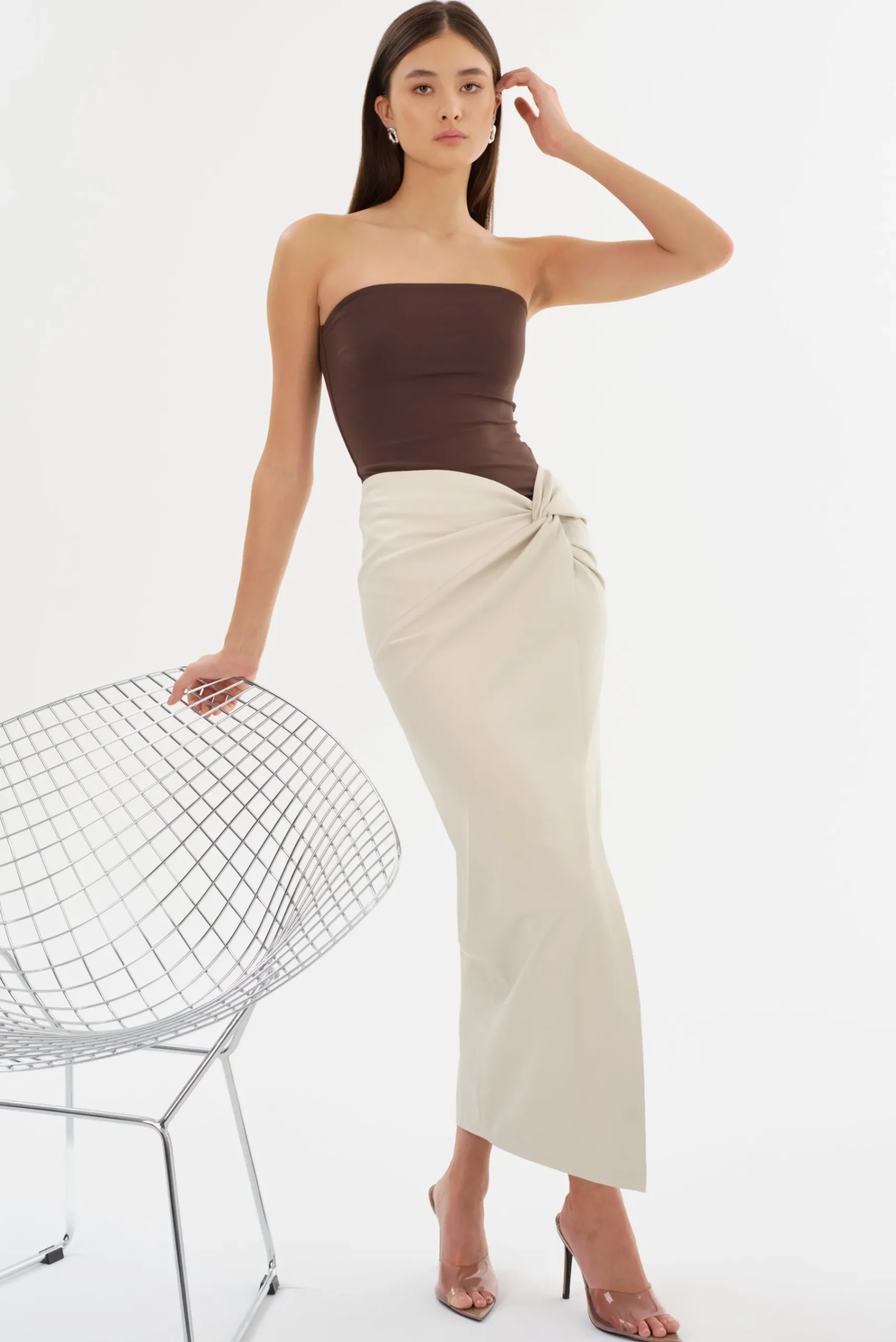 Femme LAMARQUE EILEEN | Jupe Longue En Similicuir