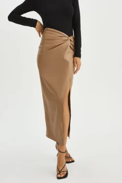 Femme LAMARQUE EILEEN | Jupe Longue En Similicuir