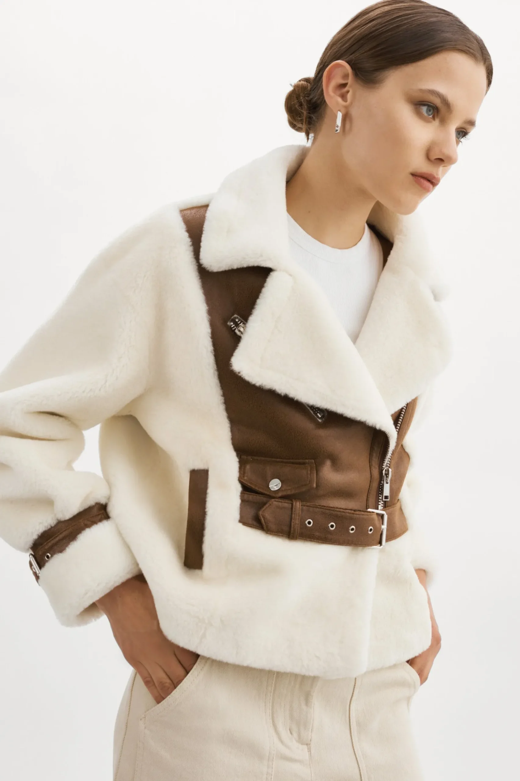 Femme LAMARQUE ELODY | Veste En Fausse Fourrure