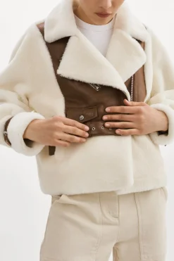 Femme LAMARQUE ELODY | Veste En Fausse Fourrure
