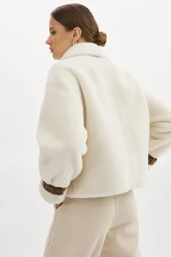 Femme LAMARQUE ELODY | Veste En Fausse Fourrure
