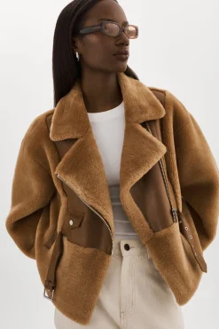 Femme LAMARQUE ELODY | Veste En Fausse Fourrure